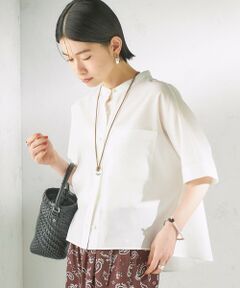 SHIPS / シップス シャツ・ブラウス | 《予約》〈接触冷感/洗濯機可能〉SUUSUU バンドカラー 半袖 シャツ