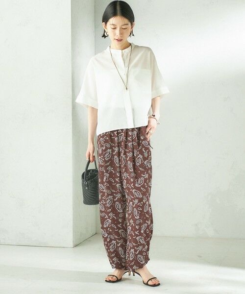 SHIPS / シップス シャツ・ブラウス | 《予約》〈接触冷感/洗濯機可能〉SUUSUU バンドカラー 半袖 シャツ | 詳細1