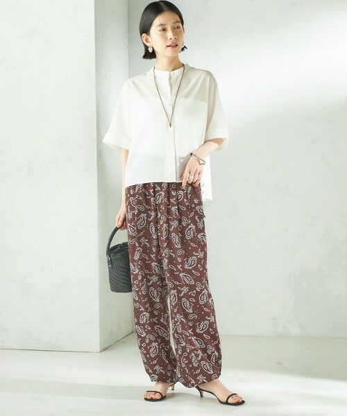 SHIPS / シップス シャツ・ブラウス | 《予約》〈接触冷感/洗濯機可能〉SUUSUU バンドカラー 半袖 シャツ | 詳細2