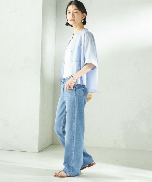 SHIPS / シップス シャツ・ブラウス | 《予約》〈接触冷感/洗濯機可能〉SUUSUU バンドカラー 半袖 シャツ | 詳細13