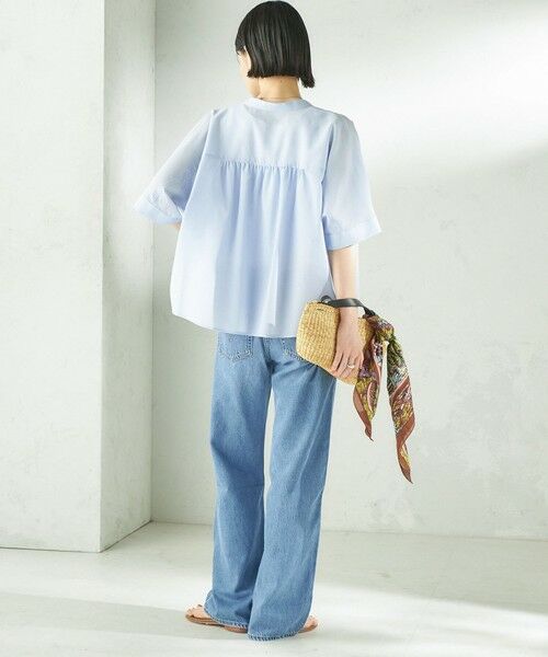 SHIPS / シップス シャツ・ブラウス | 《予約》〈接触冷感/洗濯機可能〉SUUSUU バンドカラー 半袖 シャツ | 詳細14