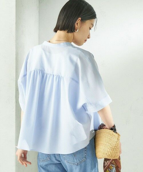 SHIPS / シップス シャツ・ブラウス | 《予約》〈接触冷感/洗濯機可能〉SUUSUU バンドカラー 半袖 シャツ | 詳細18