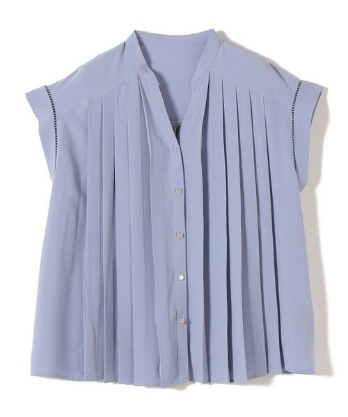 SHIPS / シップス シャツ・ブラウス | 《予約》【WEB限定】〈手洗い可能〉ストレッチ ジョーゼット プリーツ スキッパー ブラウス | 詳細22