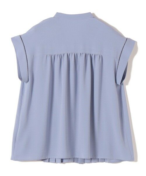 SHIPS / シップス シャツ・ブラウス | 《予約》【WEB限定】〈手洗い可能〉ストレッチ ジョーゼット プリーツ スキッパー ブラウス | 詳細23