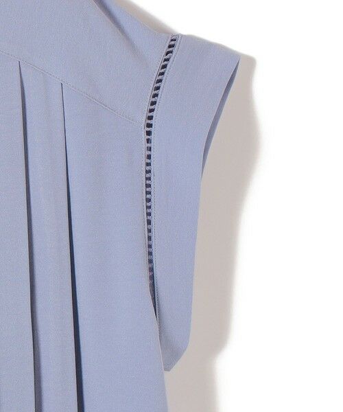 SHIPS / シップス シャツ・ブラウス | 《予約》【WEB限定】〈手洗い可能〉ストレッチ ジョーゼット プリーツ スキッパー ブラウス | 詳細25