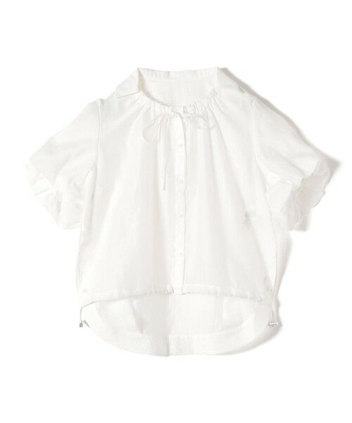 SHIPS / シップス シャツ・ブラウス | 《予約》【WEB限定】〈手洗い可能〉バルーン スリーブ 裾 ドロスト ブラウス | 詳細11