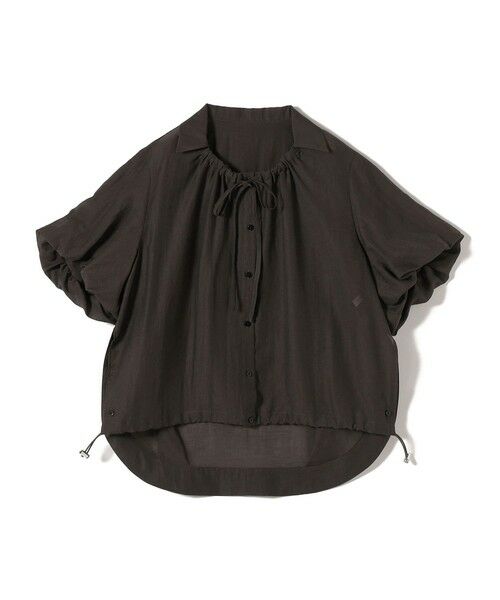 SHIPS / シップス シャツ・ブラウス | 《予約》【WEB限定】〈手洗い可能〉バルーン スリーブ 裾 ドロスト ブラウス | 詳細22