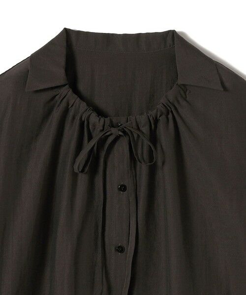 SHIPS / シップス シャツ・ブラウス | 《予約》【WEB限定】〈手洗い可能〉バルーン スリーブ 裾 ドロスト ブラウス | 詳細24