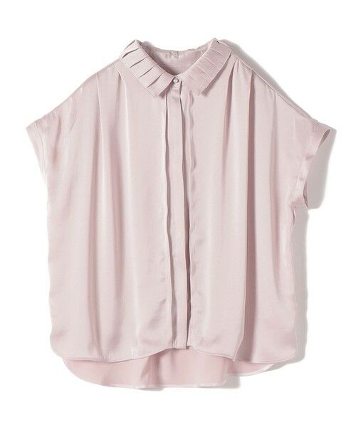 SHIPS / シップス シャツ・ブラウス | 《予約》【WEB限定】〈手洗い可能〉ヴィンテージ サテン 襟 タック デザイン ブラウス | 詳細22