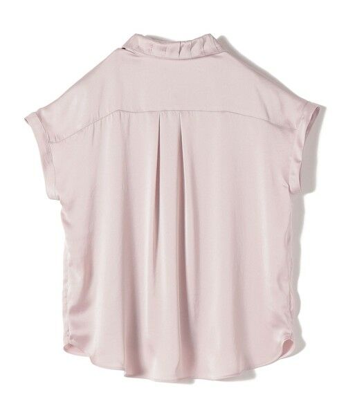 SHIPS / シップス シャツ・ブラウス | 《予約》【WEB限定】〈手洗い可能〉ヴィンテージ サテン 襟 タック デザイン ブラウス | 詳細23