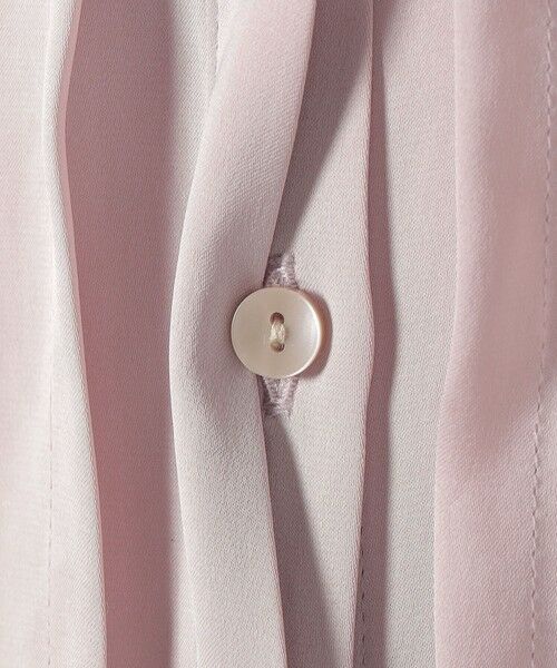 SHIPS / シップス シャツ・ブラウス | 《予約》【WEB限定】〈手洗い可能〉ヴィンテージ サテン 襟 タック デザイン ブラウス | 詳細25