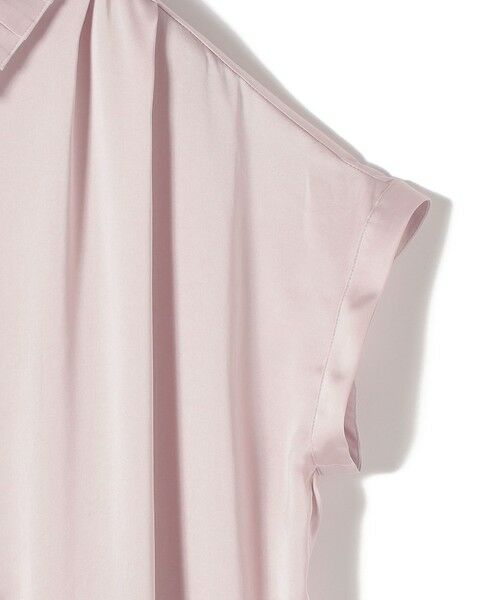 SHIPS / シップス シャツ・ブラウス | 《予約》【WEB限定】〈手洗い可能〉ヴィンテージ サテン 襟 タック デザイン ブラウス | 詳細26