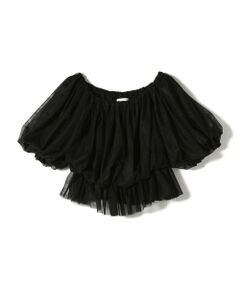 SHIPS / シップス シャツ・ブラウス | troisiemeCHACO:〈手洗い可能〉チュール ブラウス