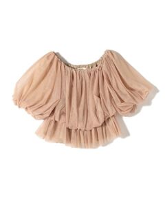 SHIPS / シップス シャツ・ブラウス | troisiemeCHACO:〈手洗い可能〉チュール ブラウス