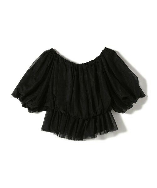SHIPS / シップス シャツ・ブラウス | troisiemeCHACO:〈手洗い可能〉チュール ブラウス | 詳細1