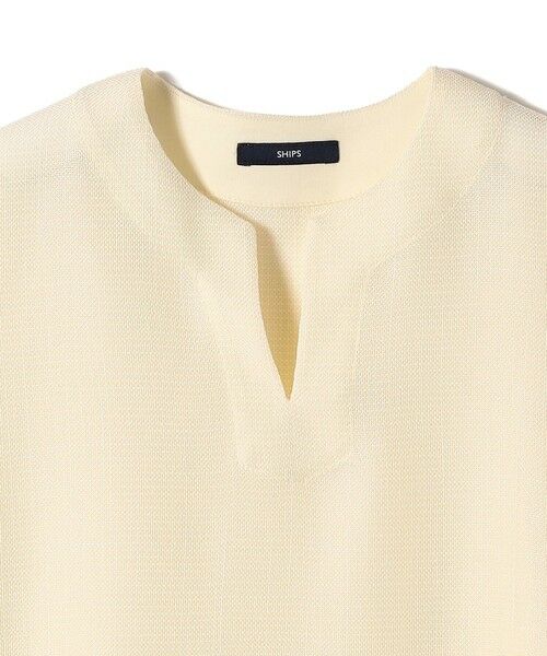 SHIPS / シップス シャツ・ブラウス | 《予約》〈手洗い可能〉ミニ チェック カラミ スキッパー プルオーバー | 詳細12