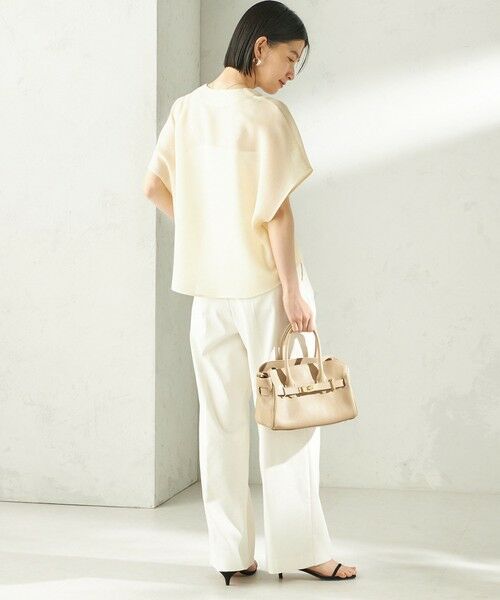 SHIPS / シップス シャツ・ブラウス | 《予約》〈手洗い可能〉ミニ チェック カラミ スキッパー プルオーバー | 詳細3