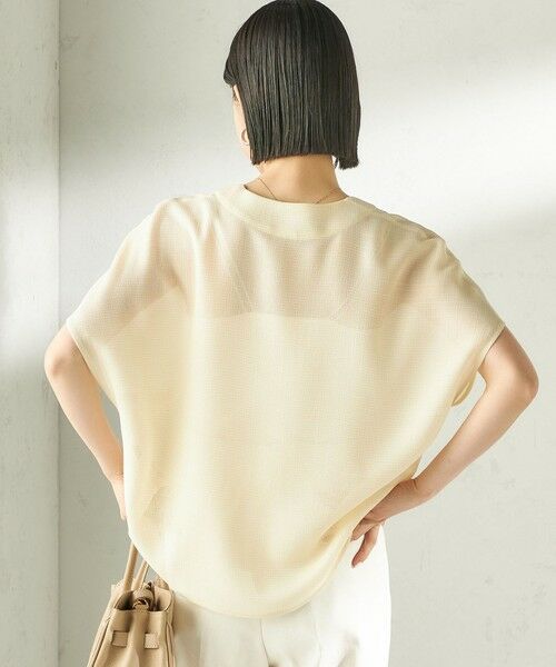 SHIPS / シップス シャツ・ブラウス | 《予約》〈手洗い可能〉ミニ チェック カラミ スキッパー プルオーバー | 詳細7