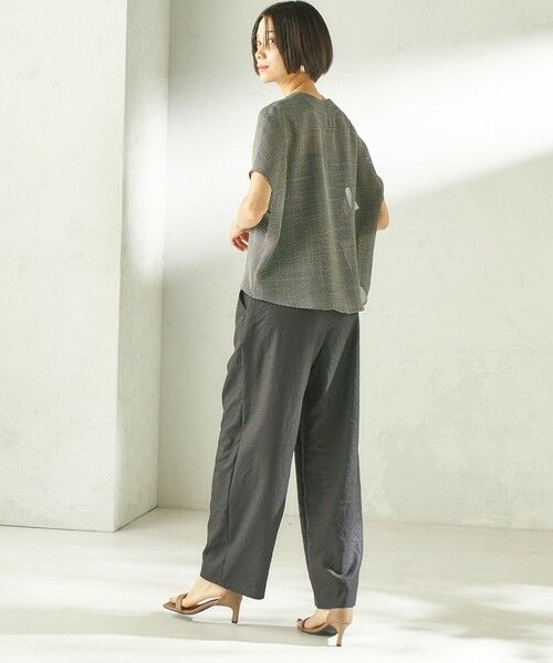 SHIPS / シップス シャツ・ブラウス | 《予約》〈手洗い可能〉ミニ チェック カラミ スキッパー プルオーバー | 詳細22