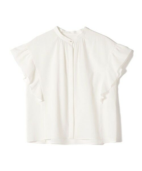SHIPS / シップス シャツ・ブラウス | 《予約》〈接触冷感/洗濯機可能〉SUUSUU フリル ギャザー ブラウス | 詳細9