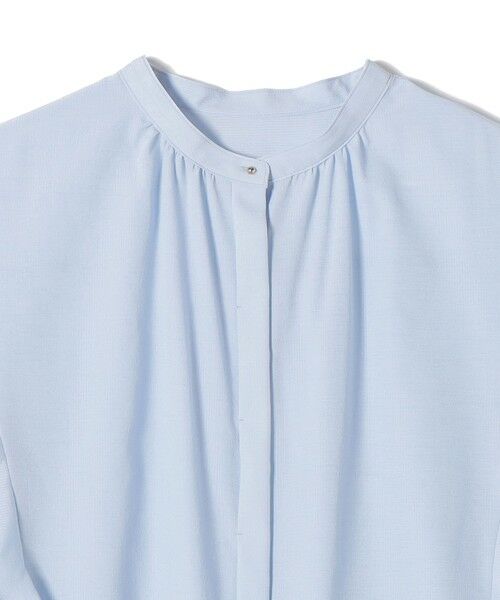 SHIPS / シップス シャツ・ブラウス | 《予約》〈接触冷感/洗濯機可能〉SUUSUU フリル ギャザー ブラウス | 詳細30