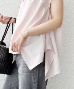 SHIPS / シップス シャツ・ブラウス | 〈UVカット/吸水速乾/接触冷感/防シワ〉ハンカチーフ ヘムライン バック フレア ブラウス