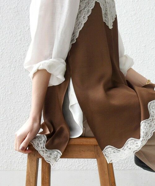 SHIPS / シップス キャミソール・チューブトップ | 〈手洗い可能〉レース トリム キャミソール | 詳細10