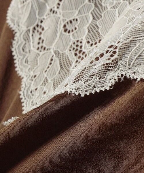 SHIPS / シップス キャミソール・チューブトップ | 〈手洗い可能〉レース トリム キャミソール | 詳細12