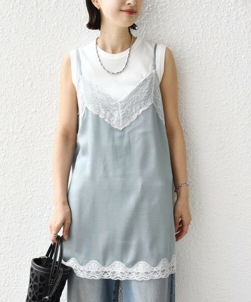 SHIPS / シップス キャミソール・チューブトップ | 〈手洗い可能〉レース トリム キャミソール | 詳細21