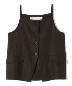 SHIPS / シップス ベスト | 《予約》TICCA:〈手洗い可能〉リネン キャミソール ベスト