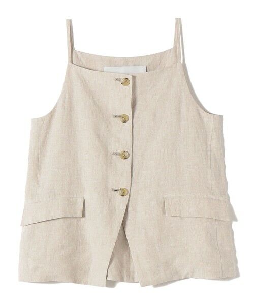 SHIPS / シップス ベスト | 《予約》TICCA:〈手洗い可能〉リネン キャミソール ベスト | 詳細11