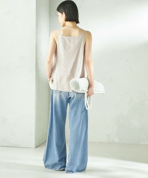 SHIPS / シップス ベスト | 《予約》TICCA:〈手洗い可能〉リネン キャミソール ベスト | 詳細3