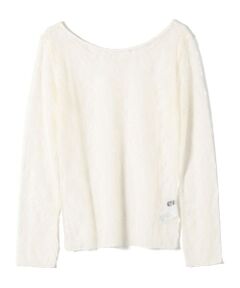 SHIPS / シップス Tシャツ | little black:〈手洗い可能〉2WAY レース ロング スリーブ TEE