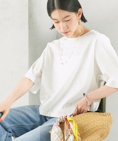 SHIPS / シップス カットソー | 《予約》〈接触冷感/吸水速乾/洗濯機可能〉ハイゲージ ポンチ ドルマン カットソー