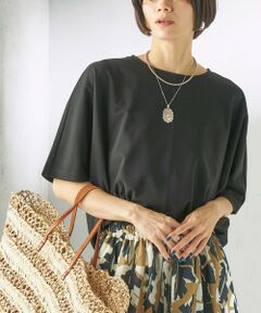 SHIPS / シップス カットソー | 《予約》〈接触冷感/吸水速乾/洗濯機可能〉ハイゲージ ポンチ ドルマン カットソー