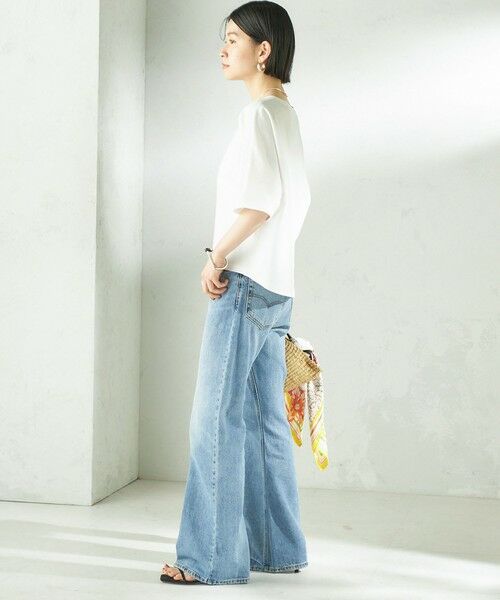 SHIPS / シップス カットソー | 《予約》〈接触冷感/吸水速乾/洗濯機可能〉ハイゲージ ポンチ ドルマン カットソー | 詳細2