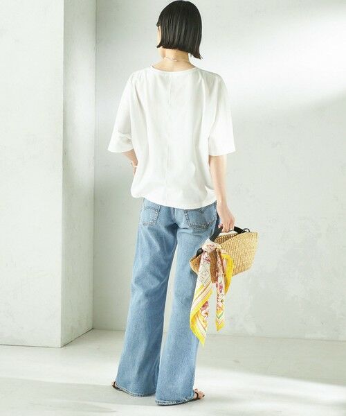 SHIPS / シップス カットソー | 《予約》〈接触冷感/吸水速乾/洗濯機可能〉ハイゲージ ポンチ ドルマン カットソー | 詳細3