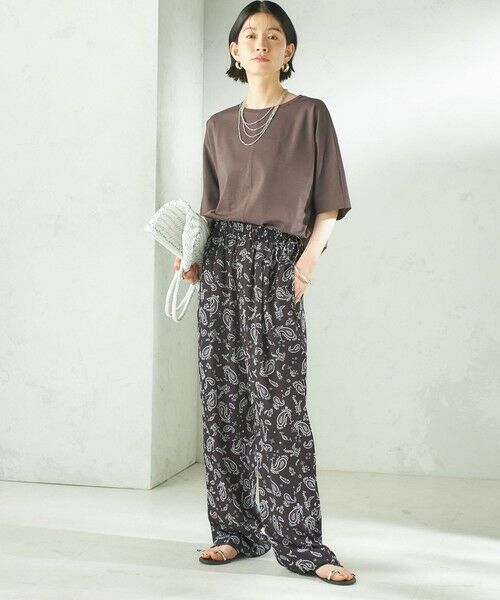 SHIPS / シップス カットソー | 《予約》〈接触冷感/吸水速乾/洗濯機可能〉ハイゲージ ポンチ ドルマン カットソー | 詳細12