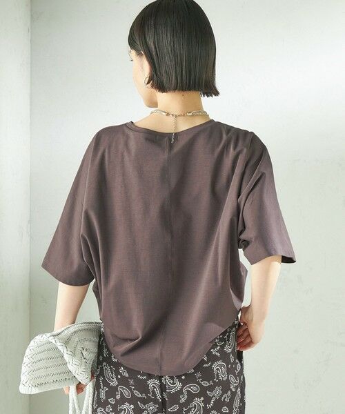 SHIPS / シップス カットソー | 《予約》〈接触冷感/吸水速乾/洗濯機可能〉ハイゲージ ポンチ ドルマン カットソー | 詳細18