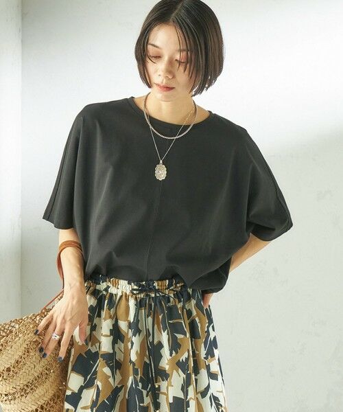 SHIPS / シップス カットソー | 《予約》〈接触冷感/吸水速乾/洗濯機可能〉ハイゲージ ポンチ ドルマン カットソー | 詳細30