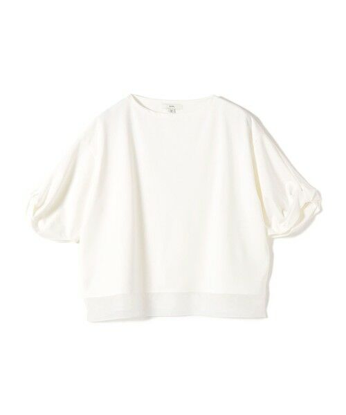 SHIPS / シップス カットソー | 〈洗濯機可能〉袖 ツイスト デザイン シアー ドッキング TEE | 詳細11