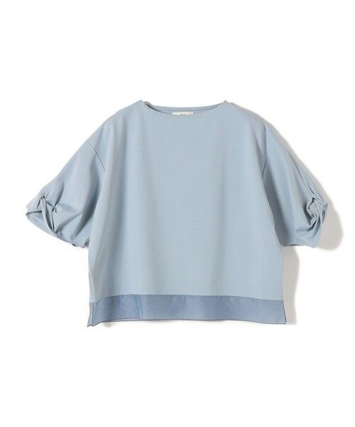 SHIPS / シップス カットソー | 〈洗濯機可能〉袖 ツイスト デザイン シアー ドッキング TEE | 詳細21