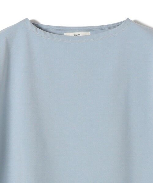 SHIPS / シップス カットソー | 〈洗濯機可能〉袖 ツイスト デザイン シアー ドッキング TEE | 詳細23