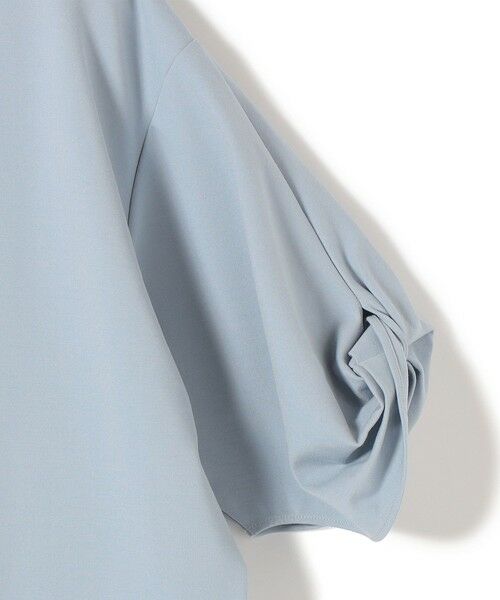 SHIPS / シップス カットソー | 〈洗濯機可能〉袖 ツイスト デザイン シアー ドッキング TEE | 詳細24