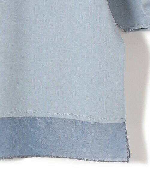 SHIPS / シップス カットソー | 〈洗濯機可能〉袖 ツイスト デザイン シアー ドッキング TEE | 詳細25