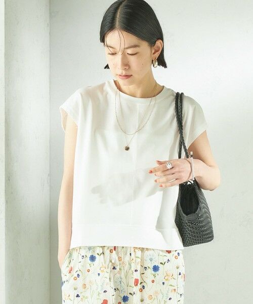 SHIPS / シップス カットソー | 《予約》〈接触冷感/吸水速乾/洗濯機可能〉ハイゲージ ポンチ コクーン カットソー | 詳細5