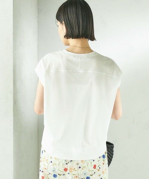 SHIPS / シップス カットソー | 《予約》〈接触冷感/吸水速乾/洗濯機可能〉ハイゲージ ポンチ コクーン カットソー | 詳細7