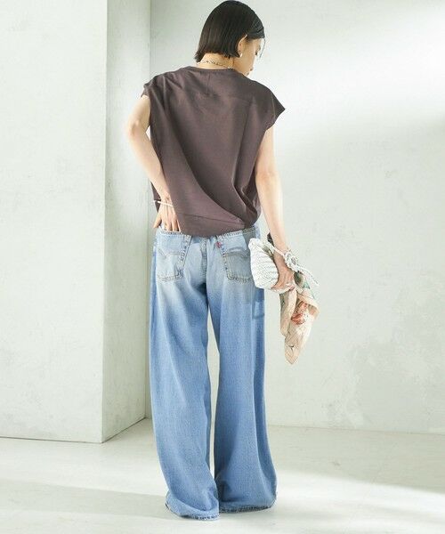 SHIPS / シップス カットソー | 《予約》〈接触冷感/吸水速乾/洗濯機可能〉ハイゲージ ポンチ コクーン カットソー | 詳細13