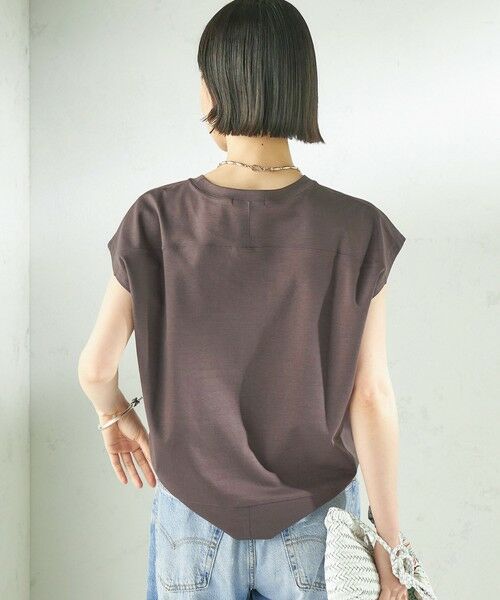 SHIPS / シップス カットソー | 《予約》〈接触冷感/吸水速乾/洗濯機可能〉ハイゲージ ポンチ コクーン カットソー | 詳細17