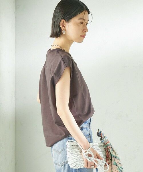 SHIPS / シップス カットソー | 《予約》〈接触冷感/吸水速乾/洗濯機可能〉ハイゲージ ポンチ コクーン カットソー | 詳細18